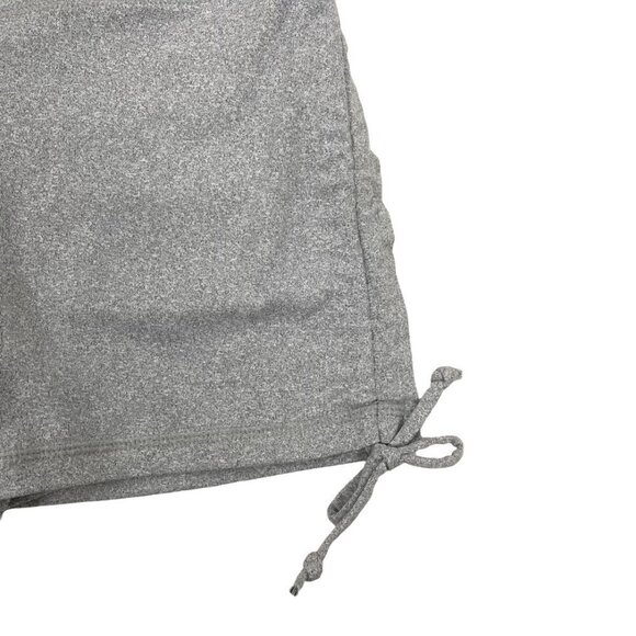 Zyia Active Booty Shorts Scrunch Gray Athletic Nylon Blend‎ Women's Large - Picture 5 of 7